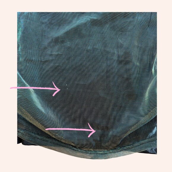 Lenni metallic mesh overlay strapless top - Picture 6 of 6